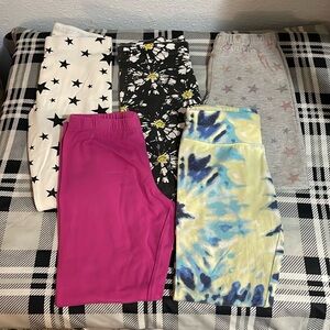 Bundle/ Lot of Girls Leggings Size 7/8(M)